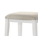 Sasha - 17" Counter Height Stool With Upholstered Seat by HouseOfZazla
