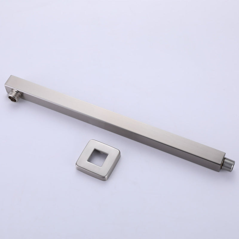 2 Functions Complete Shower Fixtures, 3 Knob Handles Complete Shower Systems, 10 inches Brushed Nickel - 2W03