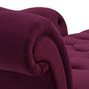 Samuel - Tufted Roll Arm Chaise Lounge by HouseOfZazla