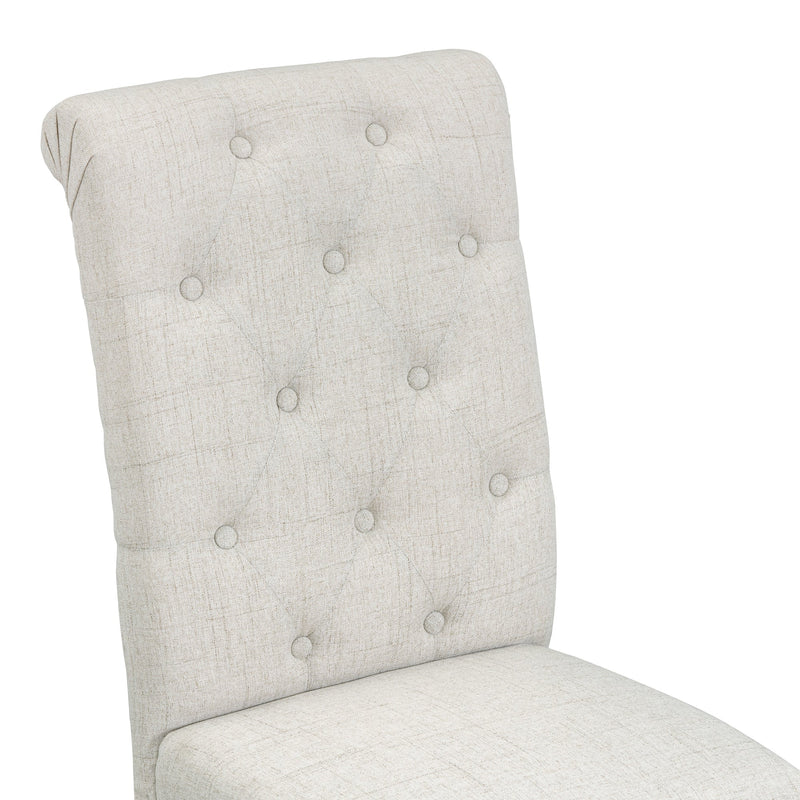 6-Piece Retro Rectangular Dining Table Set, Table with Unique Legs and 4 Upholstered Chairs & 1 Bench for Dining Room and Kitchen (Gray Wash)