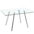 Dining Table With Transparent Surface by HouseOfZazla