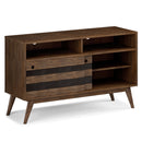 Clarkson - TV Stand - Rustic Natural Aged Brown by HouseOfZazla