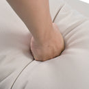 6-Piece Outdoor Sectional Sofa Set with Round Nesting Coffee Tables and Seating Sofa with Cushions for Patio, Porch and Garden (Beige)