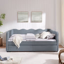 Queen Size Cozy Gingham Daybed with Two Storage Drawers and USB Port by HouseOfZazla