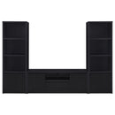 Winfield 3-piece Entertainment Center 60-inch TV Stand Black