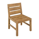 U_STYLE Farmhouse 5-Piece Outdoor Patio Dining Set with Adjustable Legs by HouseOfZazla