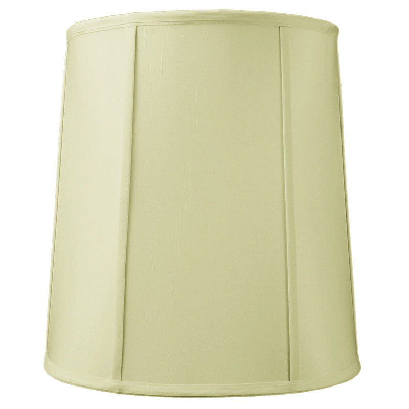 14"W x 15"H Drum Lampshade with Piping Eggshell