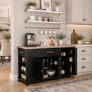 52" Kitchen Island Cabinet with Storage