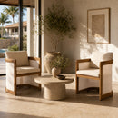 Set of 2 Outdoor Patio Dining Armchairs