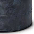 Connor - Handcrafted Round Pouf by HouseOfZazla