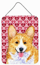 Corgi Hearts Love Valentine's Day Wall or Door Hanging Print
