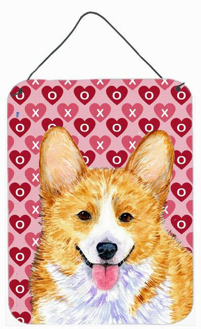 Corgi Hearts Love Valentine's Day Wall or Door Hanging Print