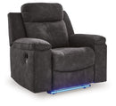 Brysonview - Zero Wall Recliner - Charcoal by Unique Piece Furniture