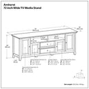 Amherst - Handcrafted Wide TV Media Stand