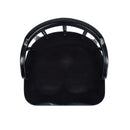 Breda - Turned Bubble Spindle Low Back Counter Stool - Black by HouseOfZazla