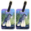 Schnauzer Luggage Tag