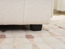 Jessica - Lamb Wool Sectional Sofa With Chaise, Versatile Configuration by HouseOfZazla