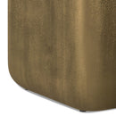 Bassett - Cast Aluminum Side Table - Brown by HouseOfZazla