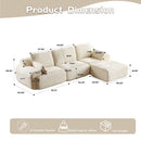 Compressed Sofa, Large Sectional Couches For Living Room by Unique Piece Furniture