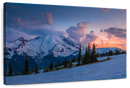 Mt. Rainier At Sunset Wall Art