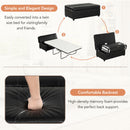 Twin Size Folding Ottoman Sleeper Bed With Mattress Convertible Guest Bed by HouseOfZazla