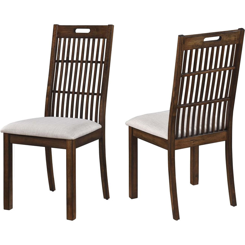 2 Pieces Set Dining Side Chair Rustic Modern Farmhouse Design Retro Design Easy to Assembly