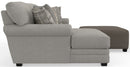 Livingston - Sectional With Comfort Coil Seating, 40" Cocktail Ottoman And Accent Pillows Included
