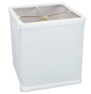 6"W x 7"H Rectangular Drum Lampshade White
