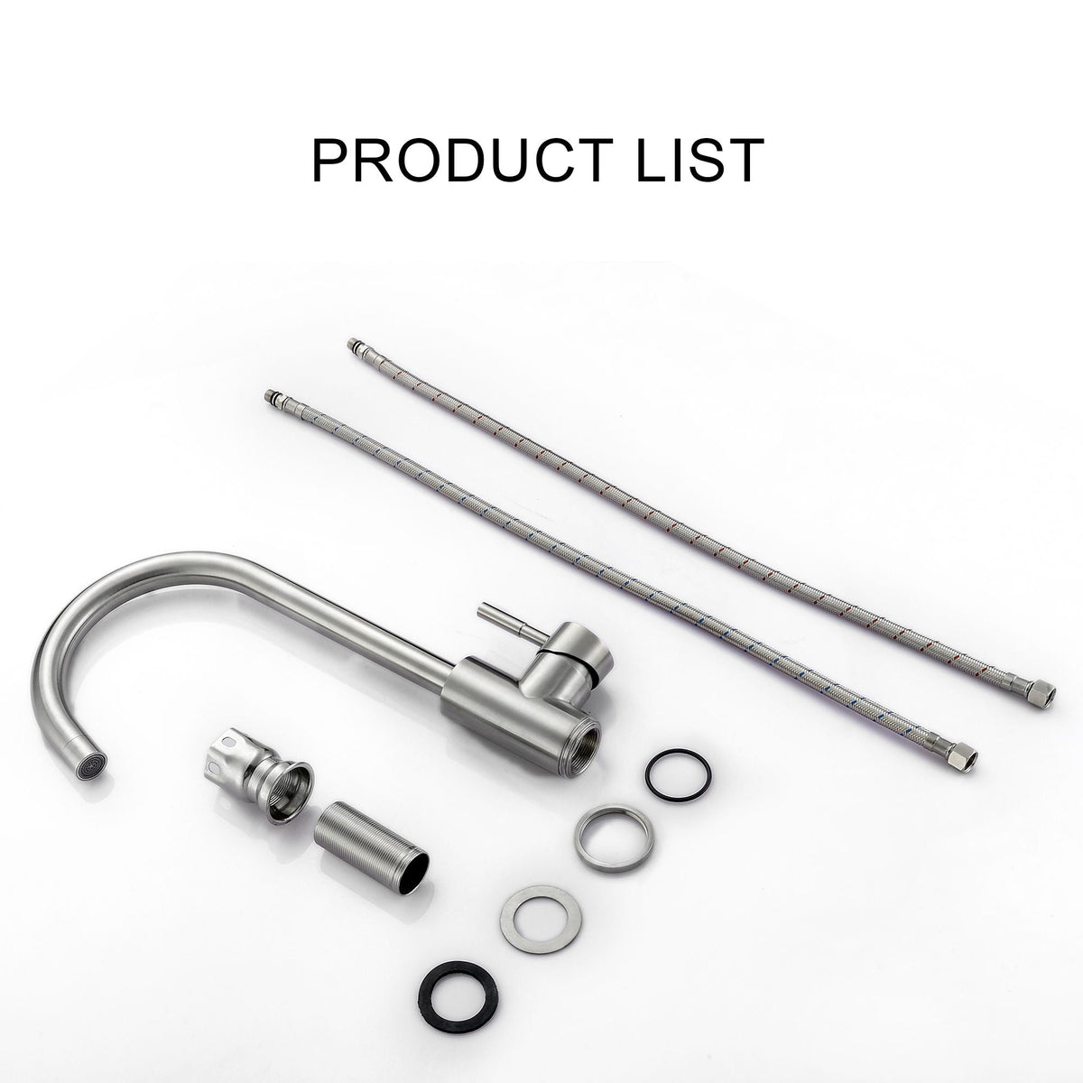 Modern Kitchen Sink Faucet With Single Handle, photo 11 of 18
