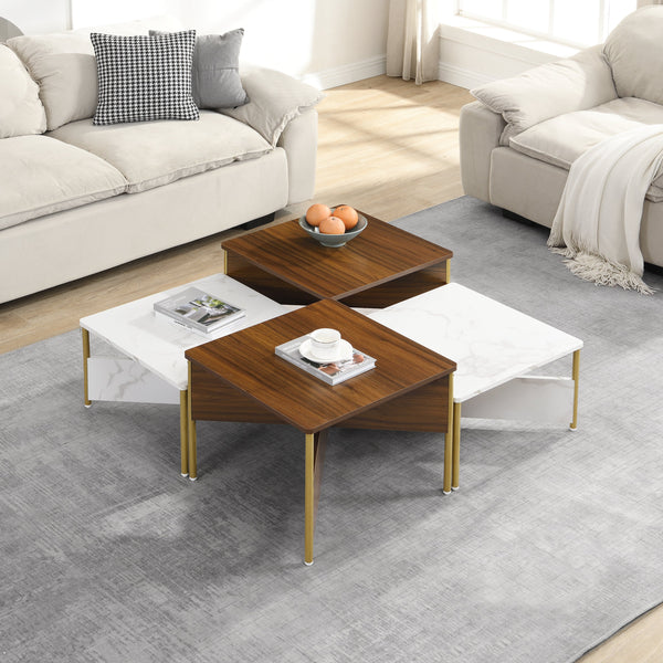 Modern Nesting Coffee Tables Set of 4, photo 2 of 10