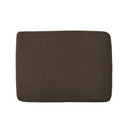 Upholstered Ottoman, Chocolate by HouseOfZazla