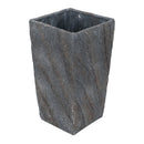9.4x9.4x18.1" Cement Planter Large