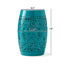 12" Outdoor Lace Cut Side Table