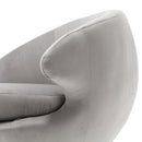 360 Degree Swivel Cuddle Barrel Accent Chairs, Round Armchairs with Wide Upholstered, Fluffy Fabric Chair for Living Room, Bedroom, Office, Waiting Rooms