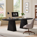 Executive Desk, Workstation With Double Pedestal For Home Office by HouseOfZazla