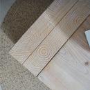 Modern Farmhouse Living Room Block Leg Coffee Table by HouseOfZazla