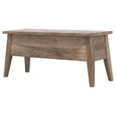 Lid Up Storage Bench - Oak by Unique Piece Furniture