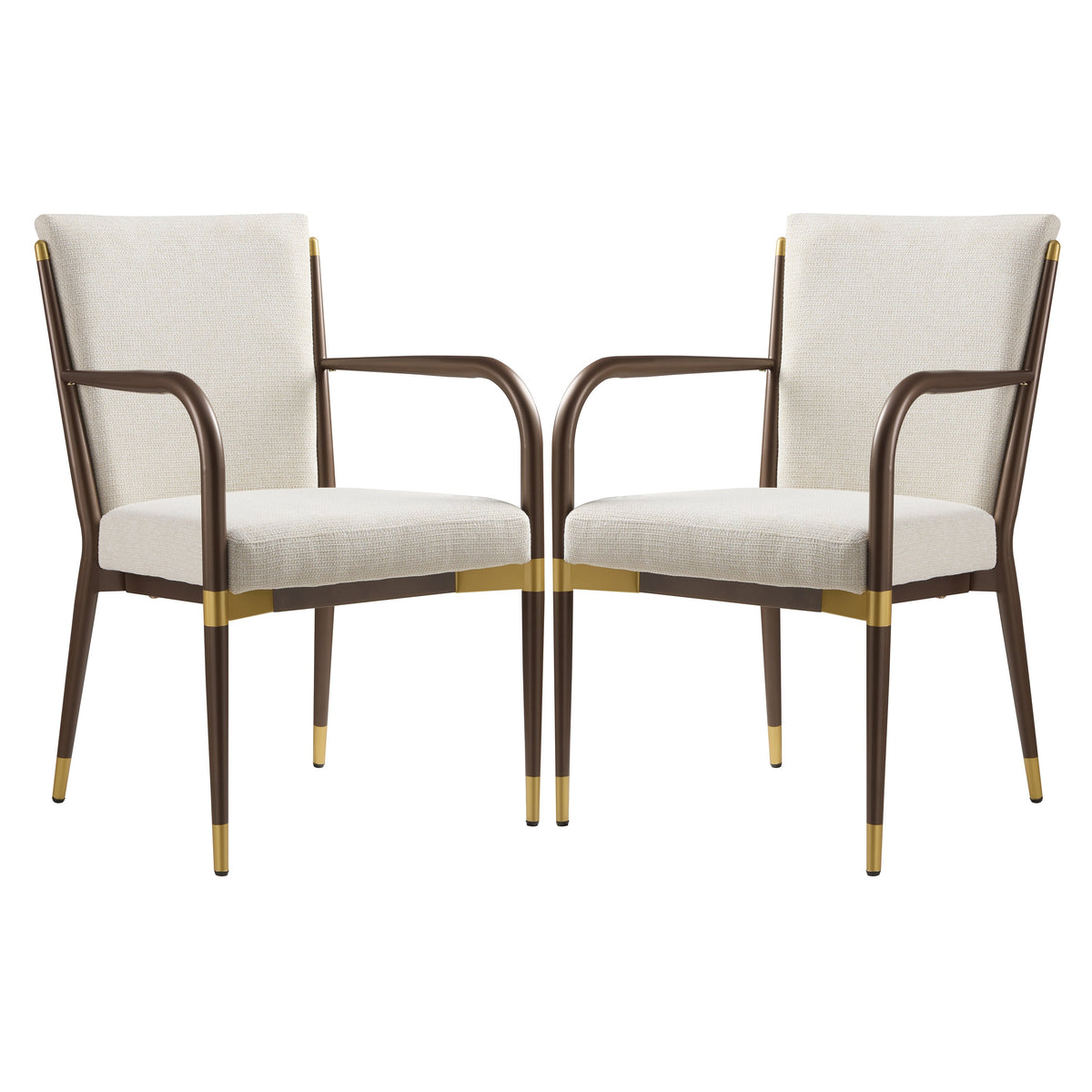 Modern Dining Arm Chair - Set of 2, photo 2 of 10