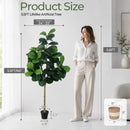 Artificial Fiddle Leaf Fig Tree 5.5FT with Planter