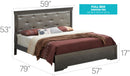 Chic Elegantly Designed Transitional Bed by HouseOfZazla