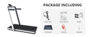 2 in 1 Under Desk Treadmill 2.5HP Folding Electric Machine