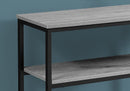 Accent Console Table For Entryway, Contemporary & Convenient Design - Gray by HouseOfZazla