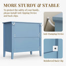 Fluted 3 Drawer Nightstand With Soft Close Slides by HouseOfZazla