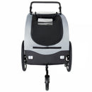 2-in-1 Bike Trailer & Pet Stroller for Dogs up to 110lbs by HouseOfZazla