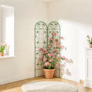 Metal Garden Trellis Rustproof Trellis For Climbing Plant Outdoor Flower Support by HouseOfZazla