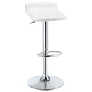 Bidwell - Adjustable Bar Stool (Set of 2) - White by HouseOfZazla
