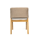 7-Piece Outdoor Dining Set, Acacia Wood Table & 6 Acacia Wood Rope Chairs
