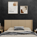Modern Wide Wall Mounted Fluted Panel Headboard by HouseOfZazla