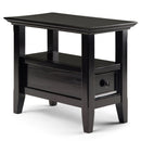 Amherst - Narrow Side Table - Hickory Brown by HouseOfZazla