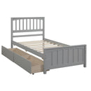 Platform Bed With Two Drawers by Unique Piece Furniture